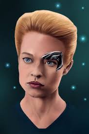 Jeri Ryan as Seven of Nine by Scheherazade2c