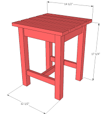 Adirondack Stool Or End Table Outdoor Furniture Plans Diy Furniture Plans Furniture Plans