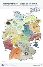 Deutsche Regionale Gerichte Als Landkarte Deutsche Bundeslander Deutschland Deutsch