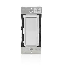Leviton Decora Smart With Z Wave Technology 15 Amp Switch White Light Almond R51 Dz15s 1rz Smart Dimmer Switch White Light Led Dimmer