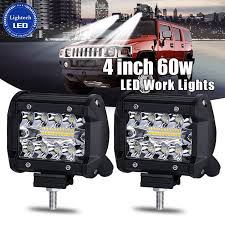 China High Power Auto Car 4inch 60w 4x4 Led Light Bar For Offroad Town Car Atv Boat Suv China Light Bar Led Driving Light