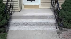 Family house with concrete driveway on sunny day. Approx Cost Of Fixing Vs New Front Steps Bogleheads Org