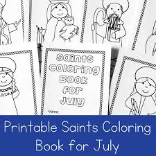 * 16% discount for both coloring and children of the kingdom together in one bundle. Free Printable Saints Coloring Book For July Coloring For Catholic Kids