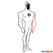Alien x is a somewhat unique case, as he has three personalities. How To Draw Alien X From Ben 10 Sketchok