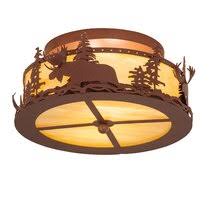 Rustic ceiling lights create warm and attractive atmosphere that applicable to make better home and living with illumination. Rustic Lodge Flush Mount Lighting You Ll Love In 2021 Wayfair