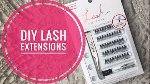 Easy to apply, comfortable, amazingly natural look. Diy Lash Extensions At Home Youtube