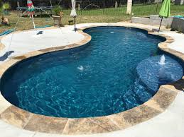This 16 X 32 Gemini Shaped Fiberglass Inground Pool Complete In Vega Color Sandstone Copi Fiberglass Pools Small Fiberglass Pools Inground Fiberglass Pools