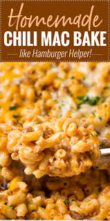 The best sides for mac and cheese. Homemade Chili Mac Bake The Chunky Chef