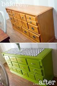 Between each coat of stain or sealant, you must wait several hours before you can walk on the floors. How To Refinish Furniture Without Sanding I Love My New Dresser Furniture Diy Home Diy Diy Furniture