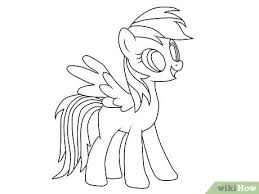 Tambahan gambar bintang di bagian punggung menambah percaya diri pada si kuda poni. 4 Cara Untuk Menggambar Rainbow Dash Wikihow