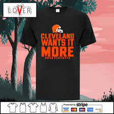 To celebrate browns' 50th anniversary, we're commemorating 50 years at the height of fashion, bringing. Cleveland Browns Wants It More 2020 Playoffs Shirt Hoodie Sweater Long Sleeve And Tank Top