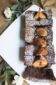 Chocolate Pear Cake Sweet Anjou Pears Dunked In A Rich And Fudgy Chocolate Cake Recipe Via Monpetitfour Com Fudgy Chocolate Pear Cake Decadent Chocolate