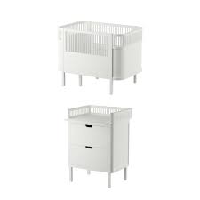 Zu verkaufen babybett mit wickeltisch und einer matratze. Sebra Babybett Wickelkommode Weiss Babyzimmer Nice Nordic