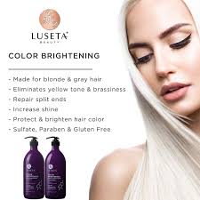 Whether your curls are limp, your ends are fried, or you bleached your roots in quarantine, the best hair masks for damaged and dry hair can help. Buy Luseta Purple Conditioner For Colored Hair 16 9oz Women Hair Conditioner For Grey Hair And Blonde Hair Best Purple Conditioner For Dry And Damaged Hair Sulfate Paraben Free Online In Vietnam