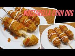 Resep Mozzarella Corn Dog Youtube Makanan Makanan Dan Minuman Resep
