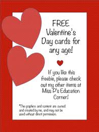 Download our free ecard app. Free Printable Valentine Cards By Miss P S Education Corner Tpt