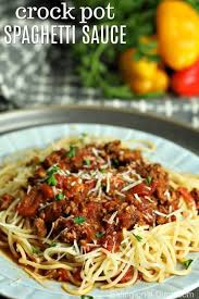 Crock Pot Spaghetti Sauce Recipe Crock Pot Spaghetti Recipe Crockpot Spaghetti Slow Cooker Spaghetti Slow Cooker Spaghetti Sauce