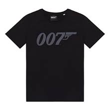 Available in a range of colours and styles for men, women, and everyone. Black 007 Logo Organic Cotton T Shirt L Official James Bond Store 007store