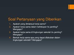 Di hampir banyak kegiatan yang kita lakukan, kita akan selalu menemukan kerja sama ini. Tugas Ppkn Bab 5 Kerja Sama Ppt Download