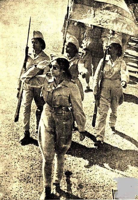 Netaji Subhas Chandra Bose built and led the Indian National Army (INA) of over 40,000 volunteers during World War II, including one of the first all-female infantry regiments in modern history, the