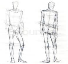 Hand Drawn Illustration Of A Man In A Stock Image Colourbox