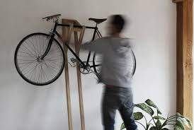 木材で作る シンプルなバイクハンガー インテリア 収納 自転車 ハンガー ハンガー