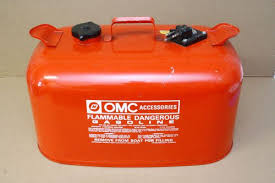 Buy Omc Johnson 6 Gallon Steel Outboard Fuel Gas Tank Clean No Rust Used Once Motorcycle In Saginaw Michigan United States