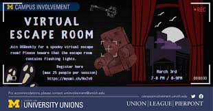 Unlike many escape rooms, the teacher is in total control of which of the 8 puzzles they want to use and in which order to use them. Expired Uu Weekly Virtual Escape Room Happening Michigan
