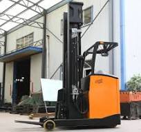 Side Standing Type Forklift Electric Reach Truck Electric ...