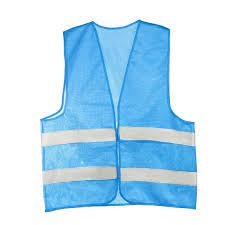 Great for warehouse, special events, parking lots, security and worker or role identification. Reflective Mesh Design Security Vest For Jogging Traffic Safety Sky Blue Color Walmart Canada