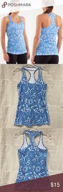 Lululemon no limits tank beachy floral white size 4 colorsprint:porcelaine beachy floral white porcelaine wee stripe white porcelaine no limits style in good gently used condition no stains or tears no. Lululemon Crb Tank Beachy Floral White Porcelain Floral White Clothes Design Tropical Floral Print