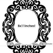 Ornate Baroque Frame Clip Art Gothic Digital Frames Clipart Etsy Cornici Cornice Digitale Barocco