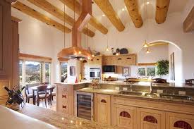 Browse below to find the precise cabinet style and finish that matches your vision. A Homey Santa Fe Style Kitchen Kitchen Styling Kitchen Inspirations Southwestern Home