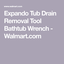 Fast removal of tub drain inserts and broken pipes. Expando Tub Drain Removal Tool Bathtub Wrench Walmart Com Removal Tool How To Remove Tub