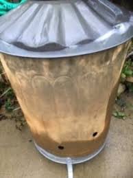 Galvanized Metal Garden Home Incinerator Waste Can Outdoor Clean Up Plowhearth In 2020 Galvanized Metal Household Waste Galvanized
