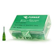 Fisnar Quantx 8001084 Straight Blunt End Needle Olive 0 5 In X 14 Ga