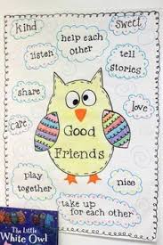 The Little White Owl By Tracey Corderoy Friends Accepting Differences Activity Kindergarten Anchor Charts Teaching Kindergarten Owl Classroom