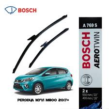 Beli kereta myvi on line. 1set A769s Bosch Perodua Myvi 2018 M800 Aerotwins Wiper Blade 22 16
