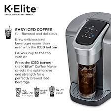 The iced coffee drink is now becoming more popular than ever before for people. Keurig K Elite Review Make The Perfect Serving Size And Iced Coffee
