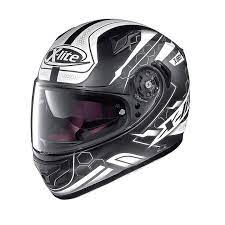 X Lite X 661 Honeycomp White Black Integral Helmet Get Yours On Https Www Helmade Com Black Motorcycle Helmet Black