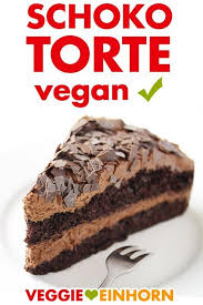 Einfache Vegane Schokotorte Rezept Vegane Schokotorte Veganer Schokoladenkuchen Schokotorte