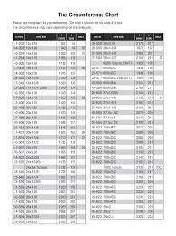 Tire Conversion Chart 5 Free Templates In Pdf Word Excel