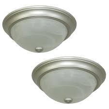 Flush mount ceiling light fixtures are perfect for bathroom, lower ceilings in hallways, foyers, and in bedrooms. Flush Mount Light Flush Mount Lighting At Lowes Com