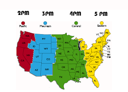 Us Time Zone Map Dr Odd Time Zone Map Time Zones Geography
