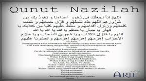 Doa Qunut Subuh Nazilah Lengkap Dan Di Sertai Dengan Arti