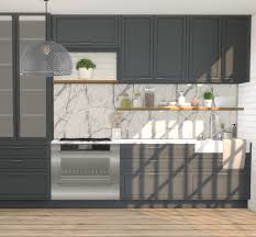 Minc S Series Marble Sims 4 Kitchen Sims 4 Cc Furniture Sims House