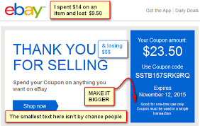 Ebay Coupon Rip Off The Ebay Community