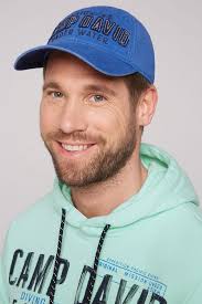 CAMP DAVID Baseball Cap (1-St), Stone washed