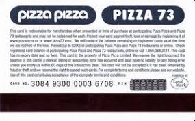 Upload or create a branded design for your business. Gift Card Pizza Card Restaurants Various Canada Pizza Pizza Col Ca R Pizpiz 001