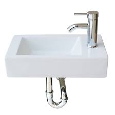 6 or 12 month special financing available. Eclife White Ceramic Rectangular Wall Mount Bathroom Sink With Faucet Reviews Wayfair